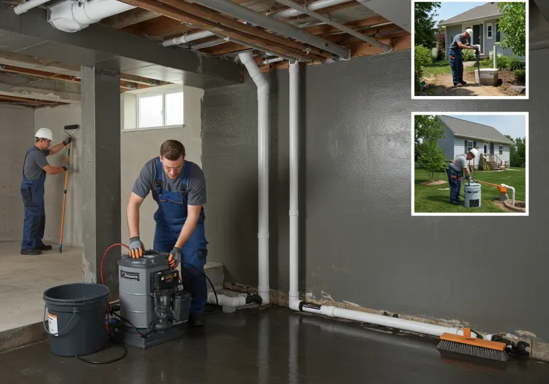 Basement Waterproofing and Flood Prevention process in Larch Way, WA